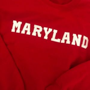 Red Maryland Sweatshirt